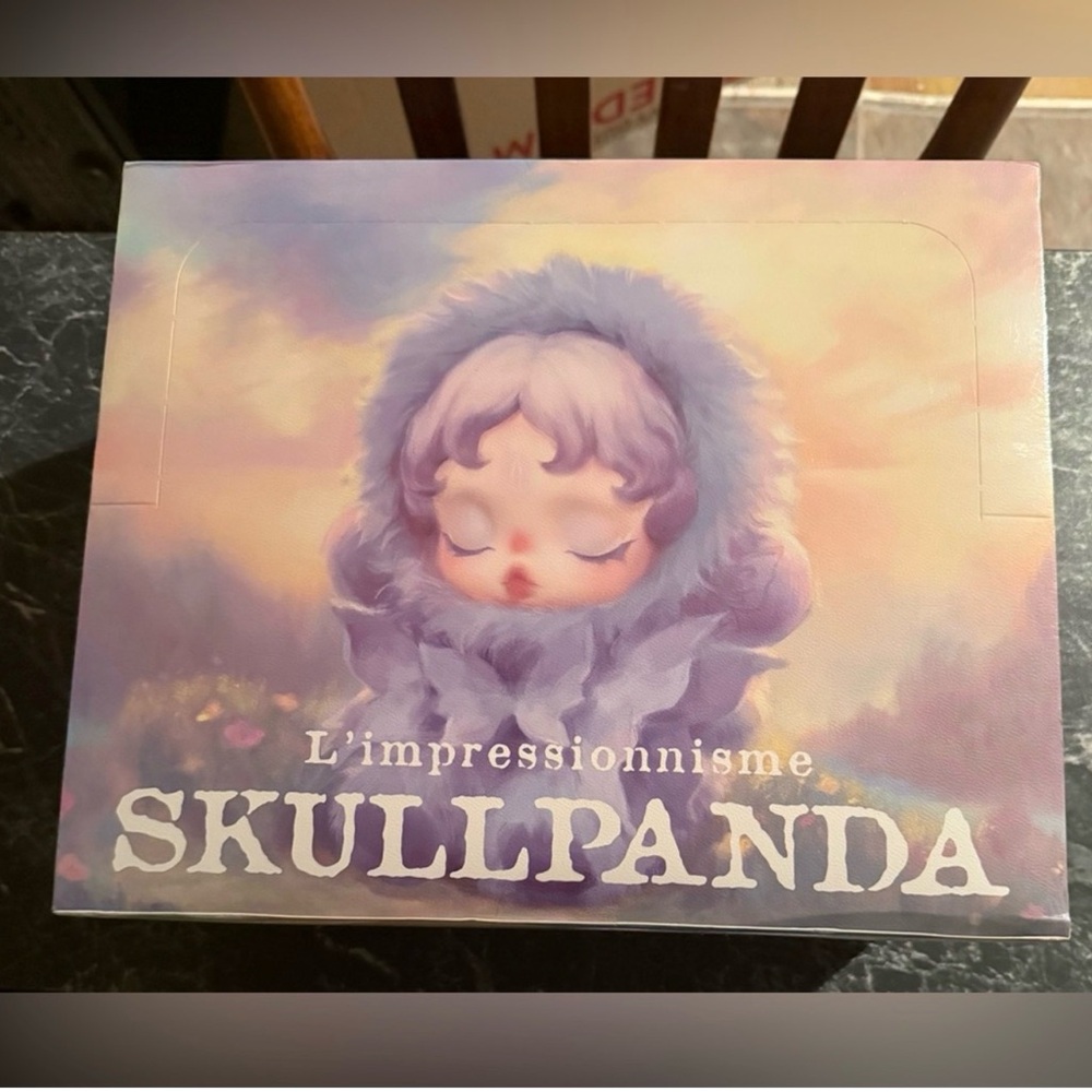 POP MART SKULLPANDA L’impressionnisme Series Plush Doll    FULL CASE
